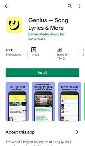 Download Genius App for Android
